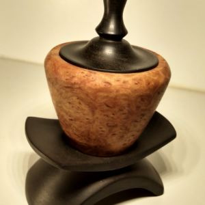 Coolibah and ebony small vessel/box
